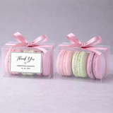 100 Clear PVC Wedding Favor Boxes for 3 Macarons