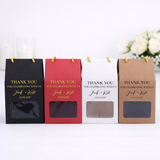 100pcs Personalised Wedding Favor Box Carrying Box