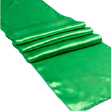 Green Satin Table Runners