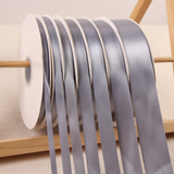 Grey Satin Ribbon Roll 100yards/91meters