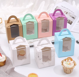 100 Wedding Cupcake Muffin Favor Boxes with Holder