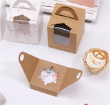 100 Wedding Cupcake Muffin Favor Boxes with Holder