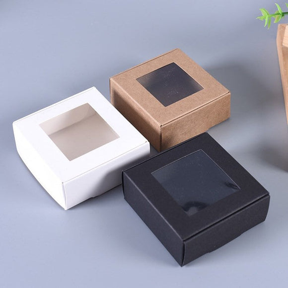 Clear Window Large Favor Boxes Gift Packing Box