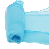 Turquoise Organza Chair Sashes Table Runners