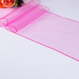 Rose Pink Organza Chair Sashes Table Runners