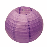 30x 30cm Paper Lanterns - Red & Purple