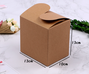 Kraft Wedding Party Favor Boxes - Two Sizes