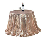Champagne Sequin Glitter Tablecloth Backdrop