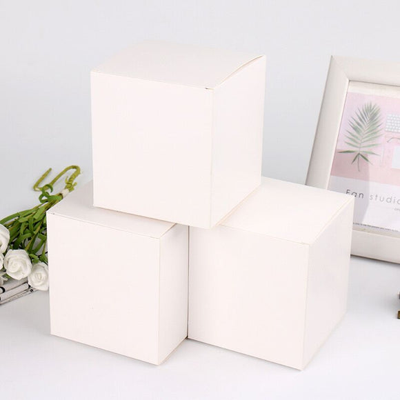 Cubic White Paper Favor Boxes | Packaging Box