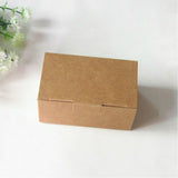 100 Kraft White Rectangle Favor Boxes Personalized Wordings