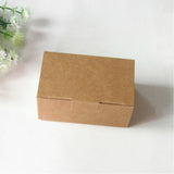 100 Kraft Rectangle Favor Boxes Personalized Wordings