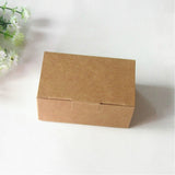 100 Kraft Rectangle Favor Boxes Foil Personalized Wordings