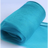 Teal Blue Organza Chair Sashes Table Runners