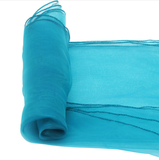 Teal Blue Organza Chair Sashes Table Runners