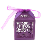 Love Birds Laser Cut Wedding Favor Boxes