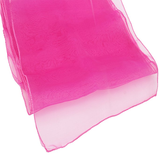 Hot Pink Organza Chair Sashes Table Runners