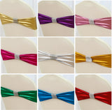 Metallic Lycra Spandex Chair Bands - Multi Colors