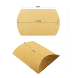 Gold Silver Pillow Favor Boxes