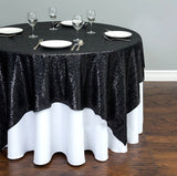 Black Sequin Glitter Tablecloth Backdrop