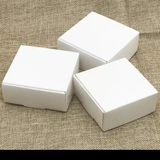 Square White Paper Favor Boxes Packing Box