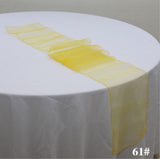 Yellow Organza Table Runners