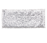 Silver Spandex Sequin Glitter Chair Bands