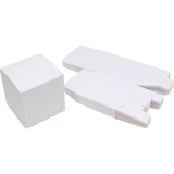 White Wedding Favor Boxes with Ribbons