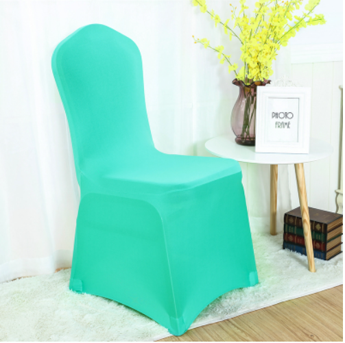 Spandex Chair Covers - Tiffany Blue