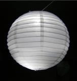 30x 20cm White Paper Lanterns