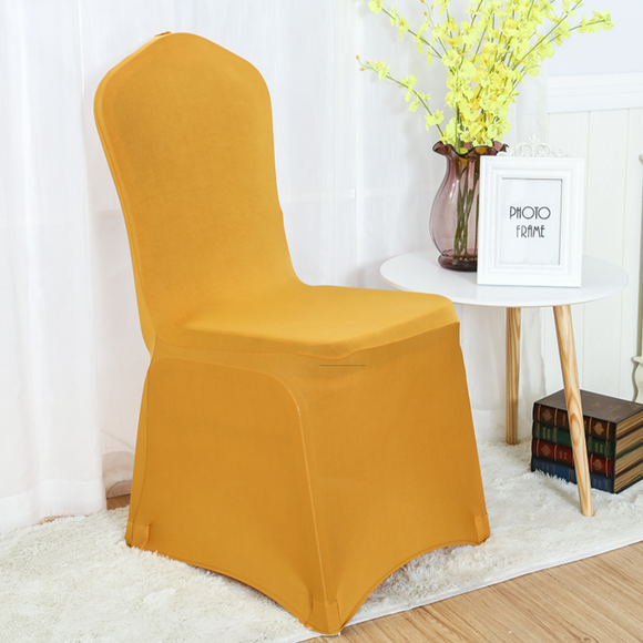 Spandex Chair Covers - Gold