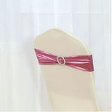 Metallic Lycra Spandex Chair Bands - Pink