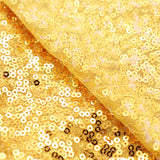 Yellow Gold Sequin Glitter Table Runners