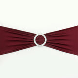 Lycra Spandex Chair Bands - Burgundy