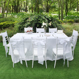 Satin Table Runners - White