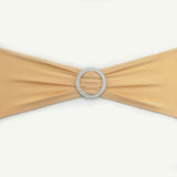 Champagne Lycra Spandex Chair Bands