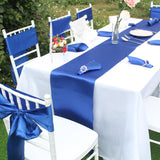 Satin Table Runners - Royal Blue