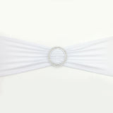 Lycra Spandex Chair Bands - White