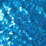 Blue Sequin Glitter Chair Bands