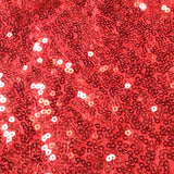 Red Sequin Glitter Tablecloth Backdrop