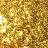 Yellow Gold Sequin Glitter Table Runners