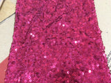 Hot Pink Sequin Glitter Chair Bands