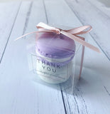 100 Clear PVC Macaroon Favor Boxes