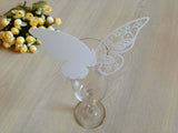 Table Name Cards - Ivory Butterfly