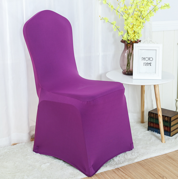 Spandex Chair Covers - Purple
