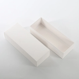 100 White Favor Boxes Base Lid | Packing Box