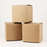 Cubic Kraft Paper Favor Boxes | Packaging Box