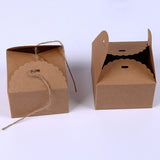 Kraft Paper Scallop Favor Boxes | Packing Box