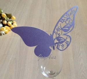 Table Name Cards - Lilac Butterfly
