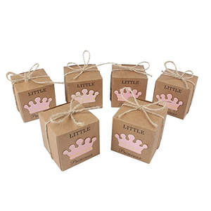 Birthday Party Favor Boxes - Prince or Princess