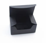 100 Black Rectangle Favor Boxes - Foil Personalized Wordings